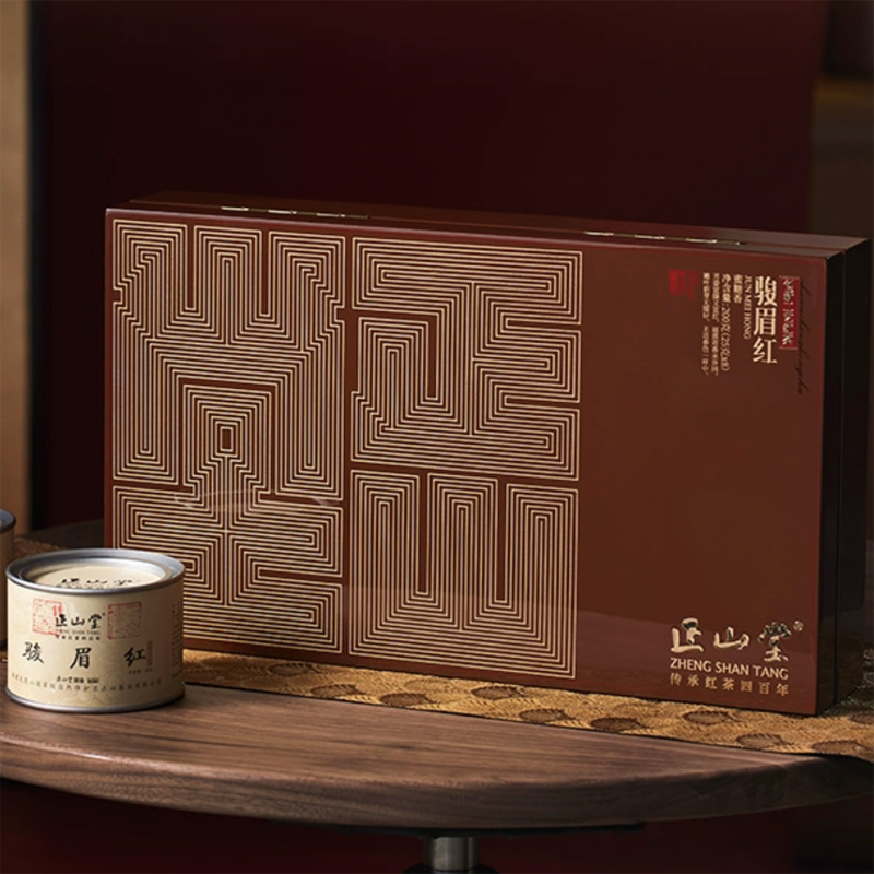 武夷山市 正山堂·花开富贵·骏眉红礼盒200g（25g*8罐）
