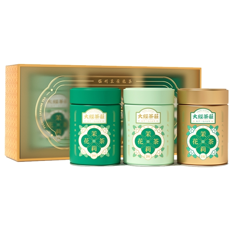 福州市 闽榕茉莉花茶花送福·综合礼盒 150g/盒（1号2号3号50g各1）