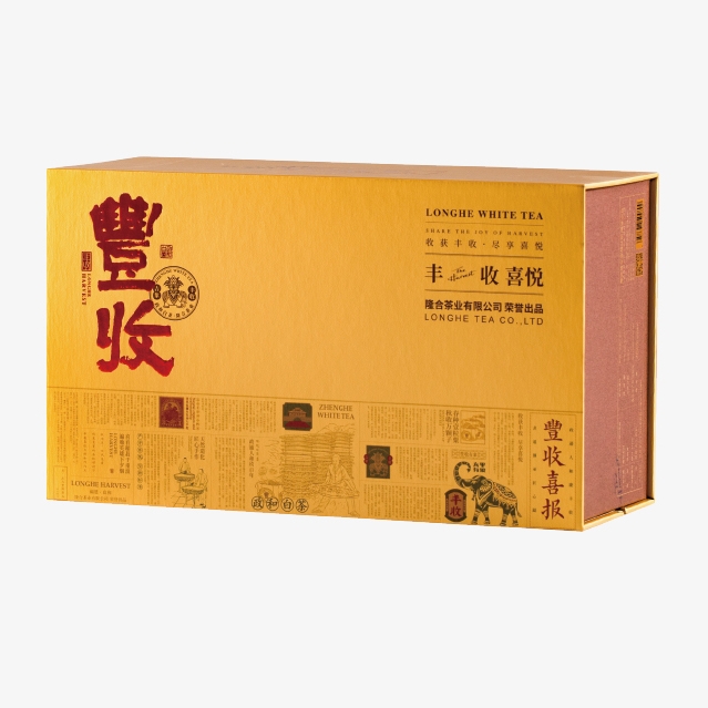 政和县 隆合茶业丰收2019寿眉小方砖300g